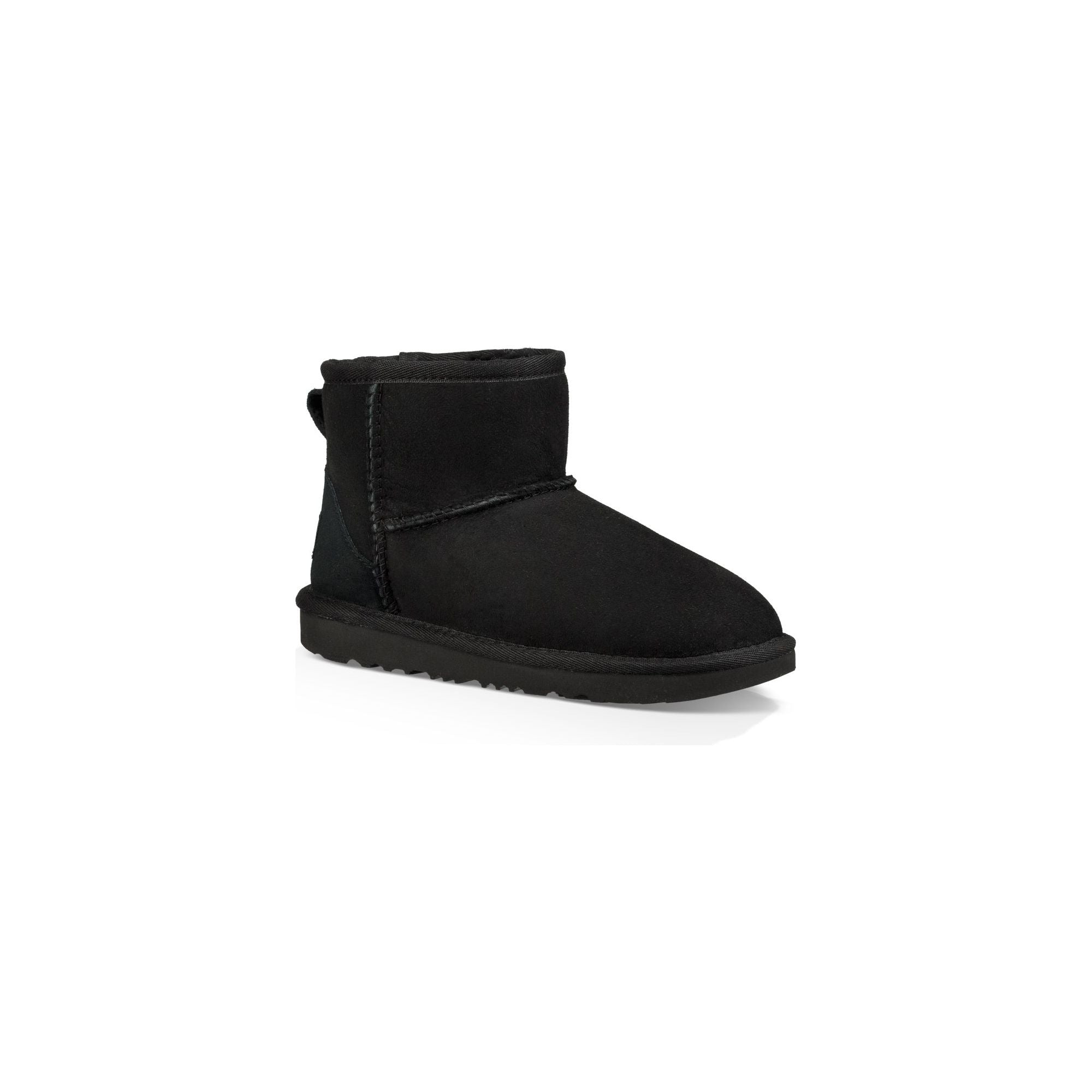 UGG Kid's Classic II Mini Boots - Black Winter Snow Boots for Girls & Boys | Warm & Cozy for Outdoor Play, School & Winter Activities