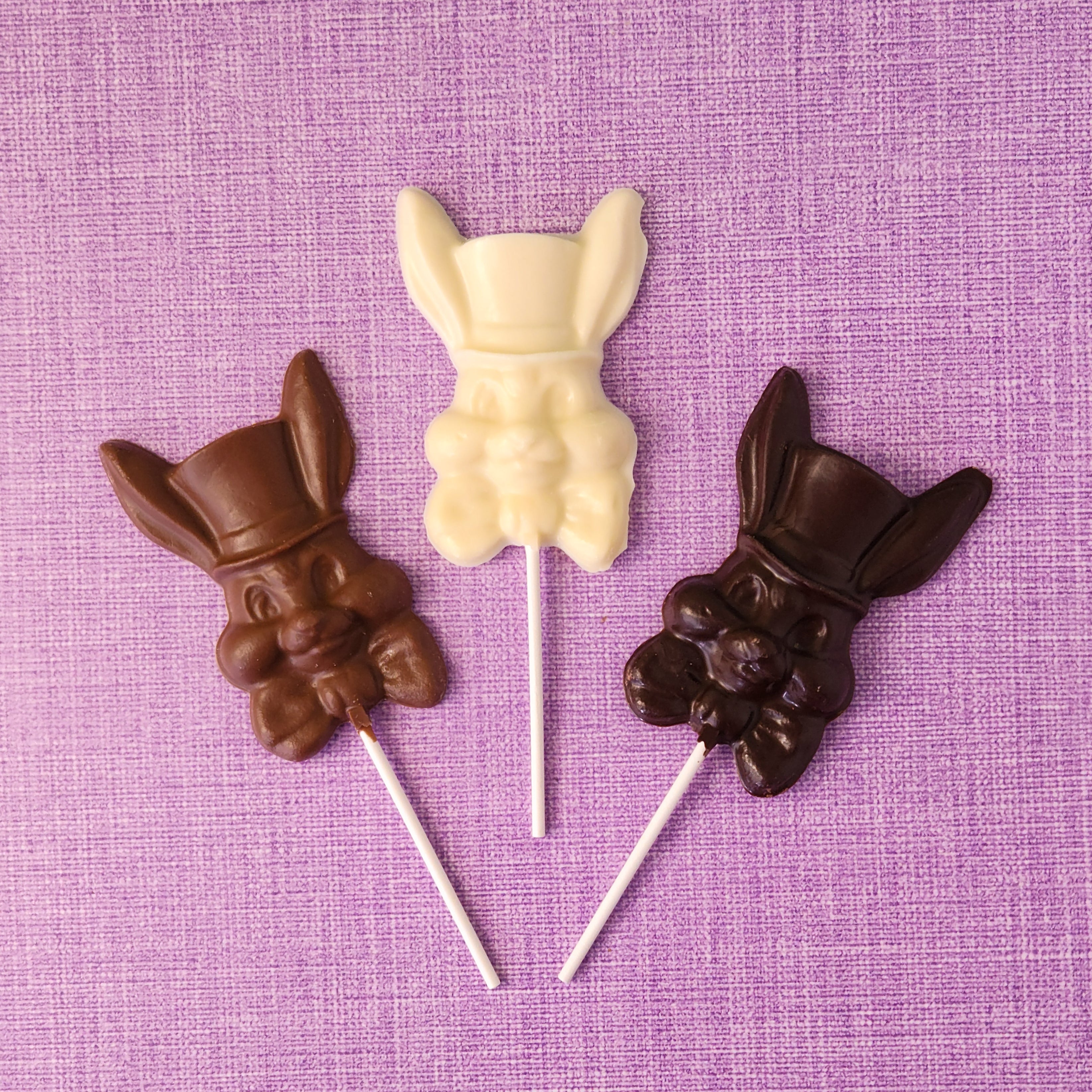 Delicious Chocolate Mad Hatter Bunny - Handmade Easter Treats for Gifting & Party Favors - Perfect for Easter Celebrations, Birthday Parties & Holiday Dessert Tables