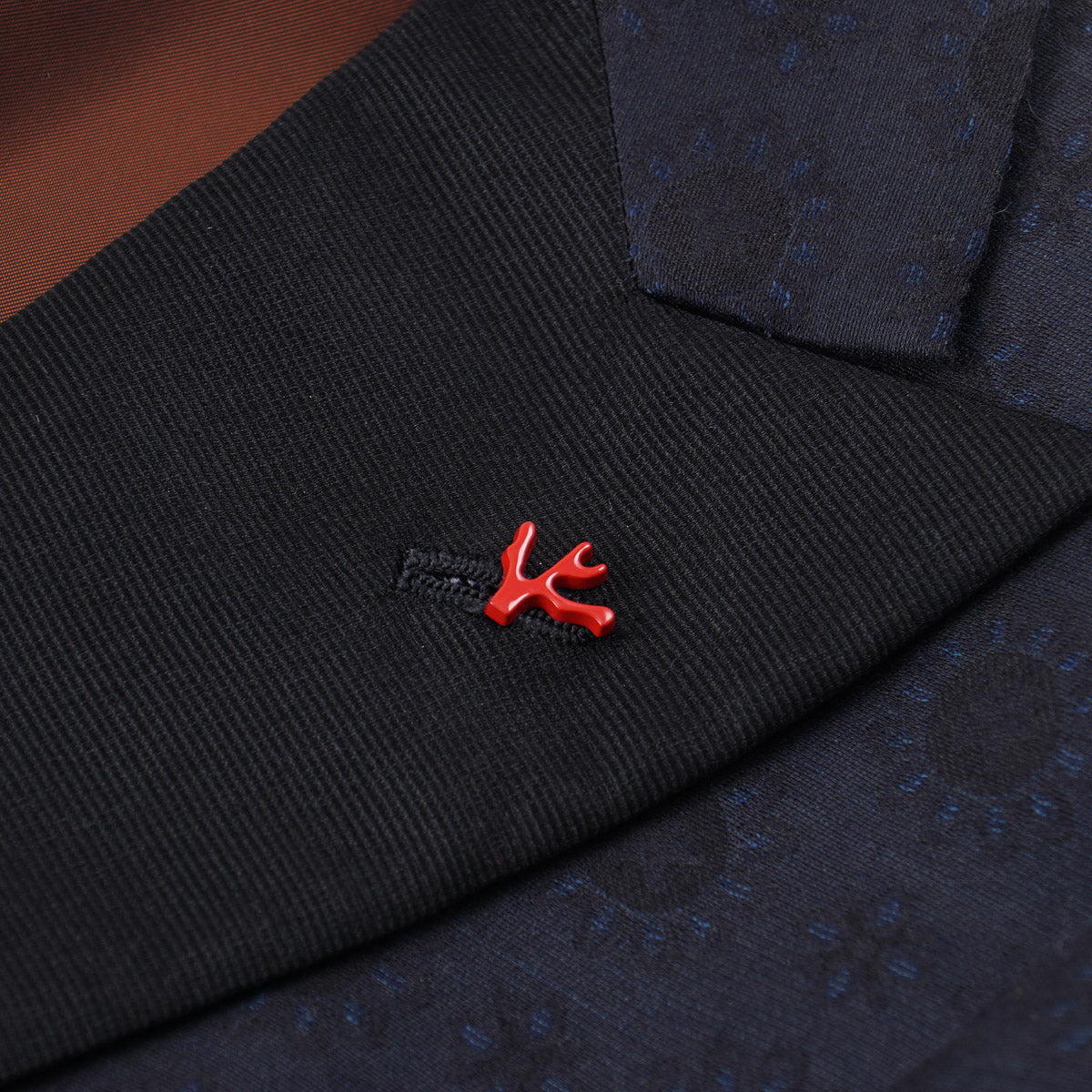 Isaia Slim Fit Jacquard Smoking Jacket for Men | Luxury Formal Blazer | Perfect for Weddings, Cocktail Parties & Evening Events