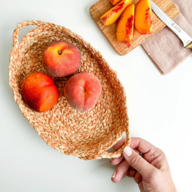 Tyler Tray Basket Kit - 3-Piece Wooden Serving Tray Set with Handles for Kitchen, Dining, and Living Room | Perfect for Breakfast in Bed, Entertaining Guests, and Home Decor
