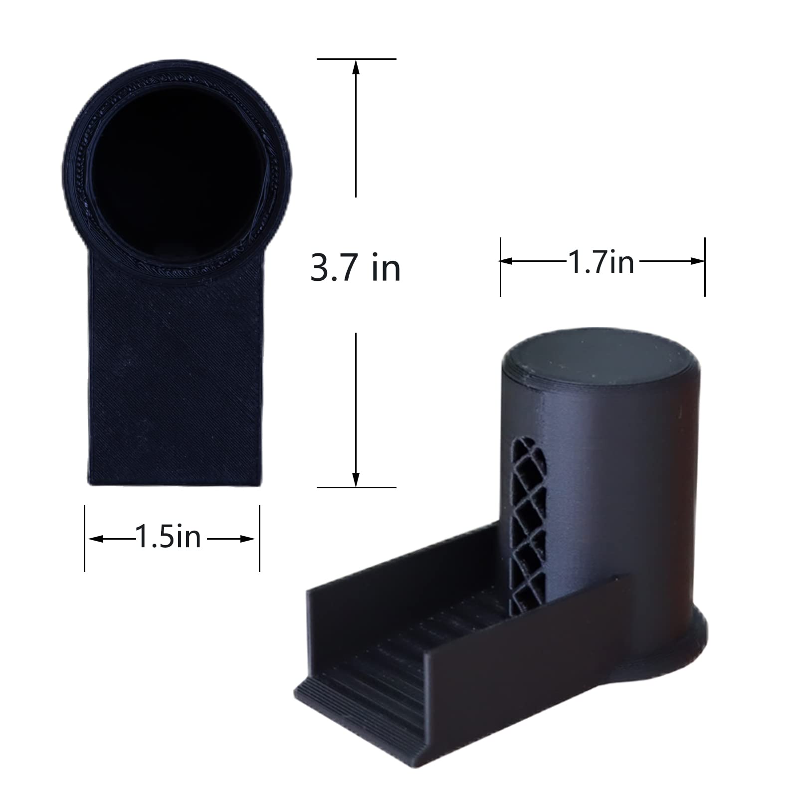 **Black Dishwasher Air Gap Cover with Ramp - Replacement Air Gap Accessory for Dishwasher, Overflow Spout Extender - Perfect for Kitchen Sink & Dishwasher Installation**