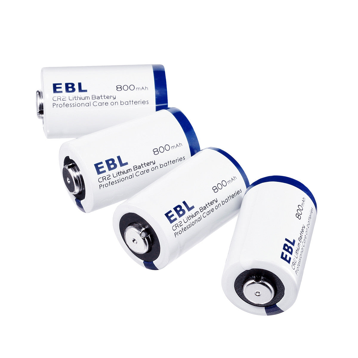 EBL CR2 3V 800mAh Lithium Battery - Long Lasting Power for Cameras, Flashlights & Medical Devices - Non-Rechargeable Photo Battery for Professional Use