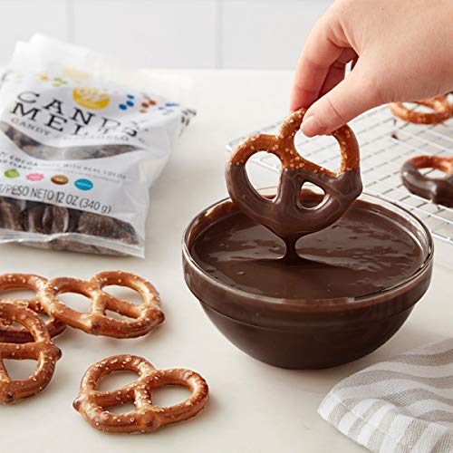 Wilton Dark Cocoa Candy Melts® - 12 oz Bulk Baking Chocolate for Cake Decorating, Candy Making & DIY Treats - Perfect for Holidays, Parties & Gift Giving