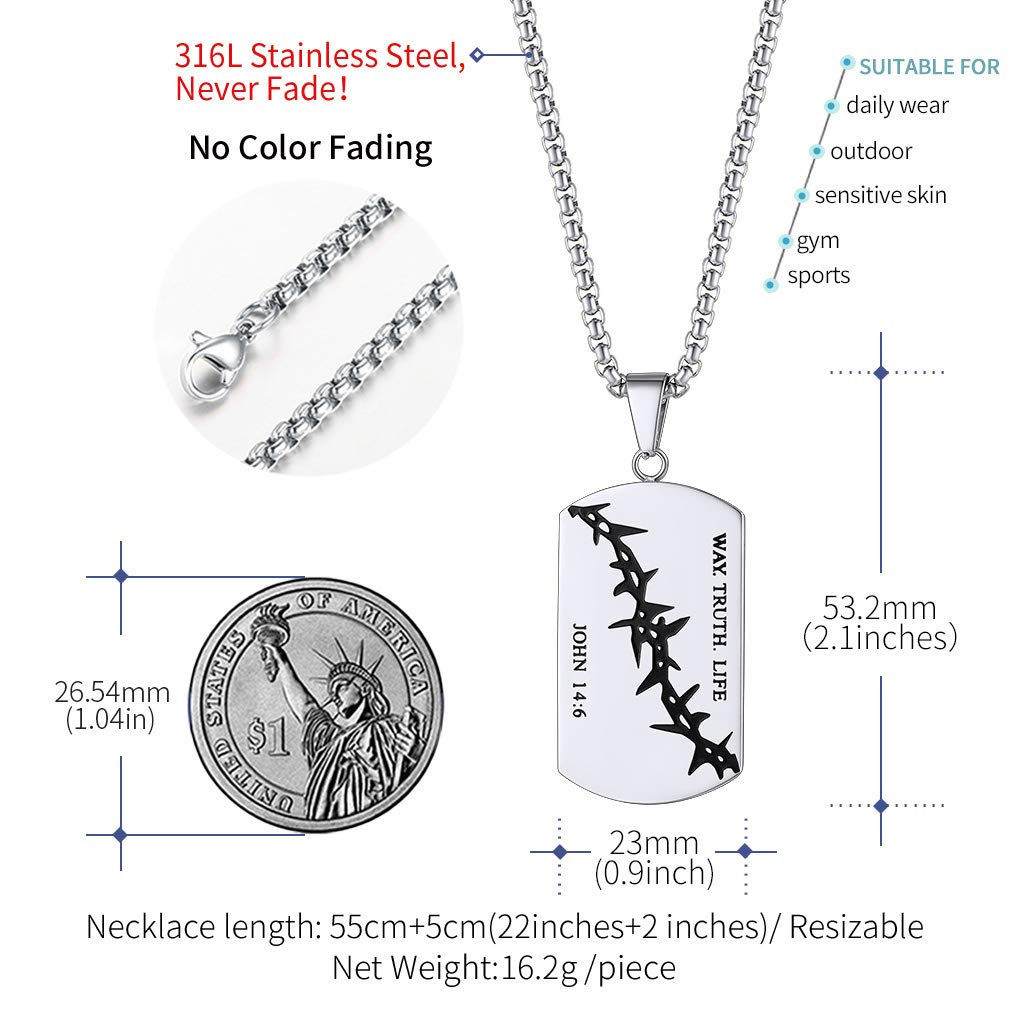 FaithHeart Jesus Ichthus Necklace - Stainless Steel & Gold Plated Christian Fish Pendant Jewelry with Gift Box - Customizable Religious Necklace for Baptism, Confirmation & Daily Wear