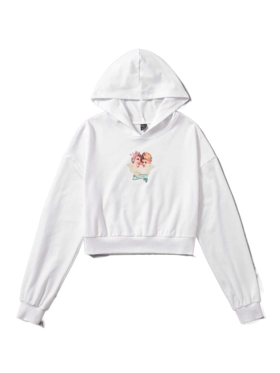 Stylish Letter & Graphic Drop Shoulder Hoodie for Men & Women - Trendy Oversized Pullover Sweatshirt - Perfect for Casual Wear, Street Style & Layering