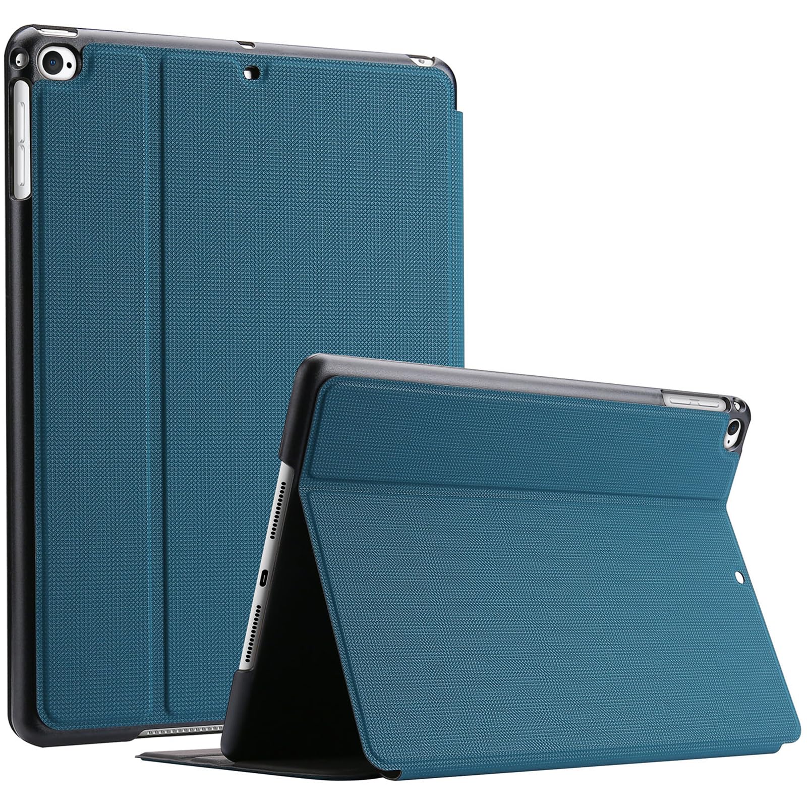 ProCase Slim Stand Protective Folio Case for iPad 9.7 Inch (5th/6th Gen, 2018 & 2017 Models) & iPad Air 2/Air - Lightweight Smart Cover with Auto Wake/Sleep - Perfect for Work, School & Travel - Teal