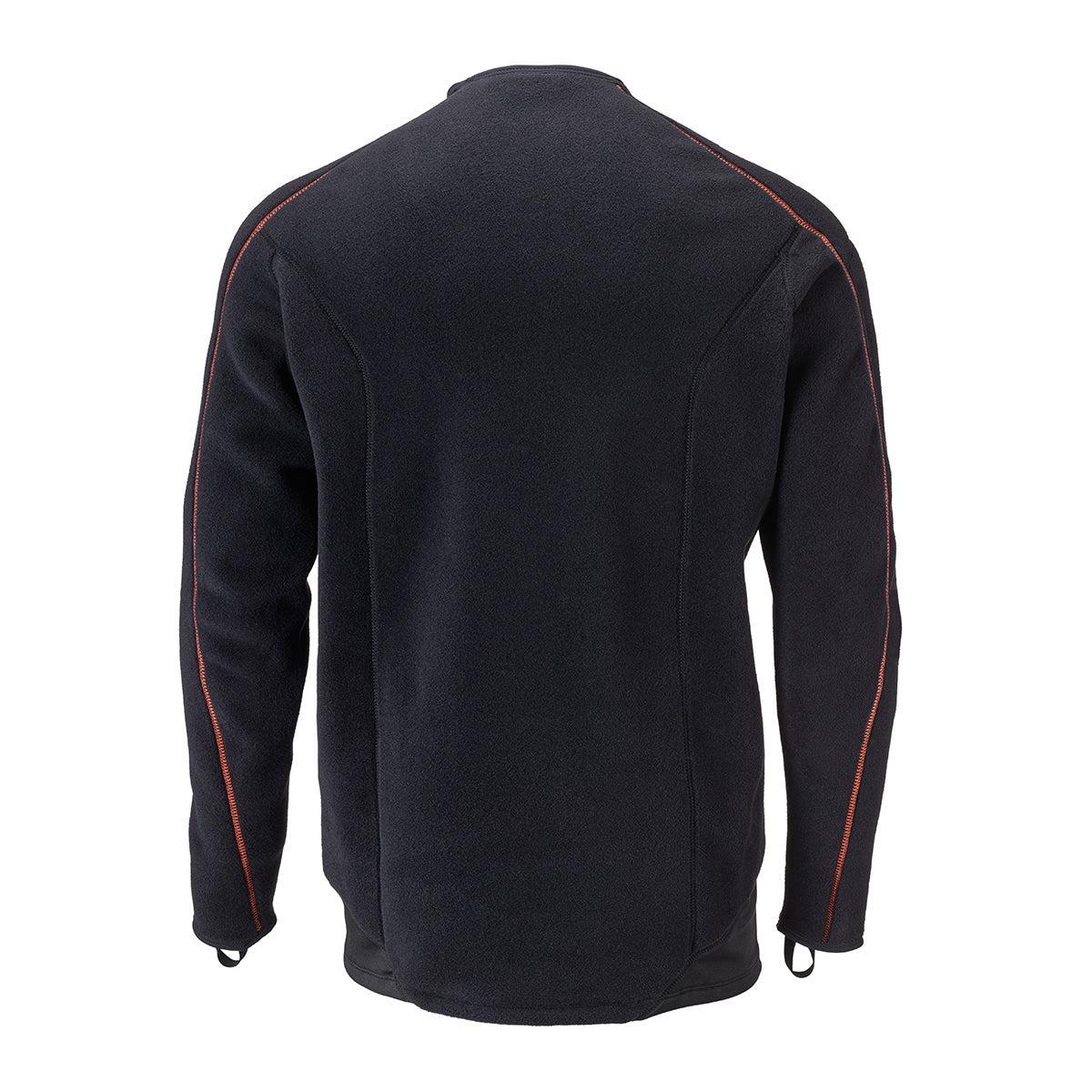 Men's Bare Polar Stretch Mid Layer Top - Black | Warm & Breathable Base Layer for Hiking, Skiing & Outdoor Activities