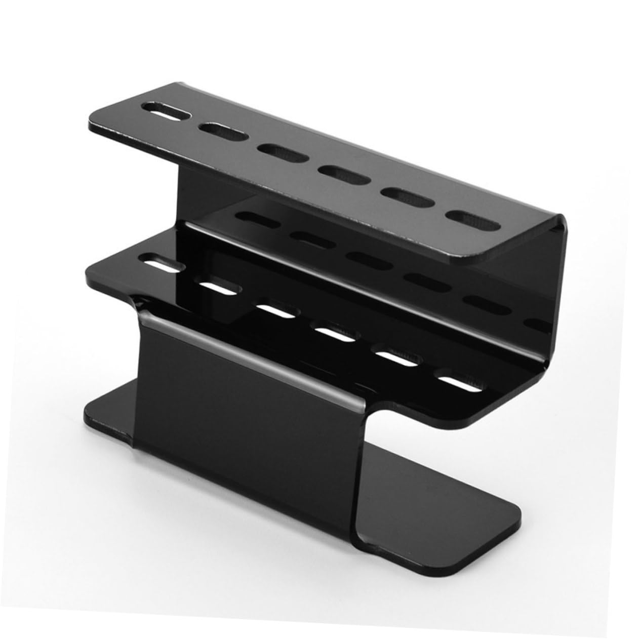 Mikinona Black False Eyelash Extension Tweezers Stand - Compact Eyelash Storage Rack for Professional & Home Use - Perfect for Salon, Makeup Artists & DIY Beauty