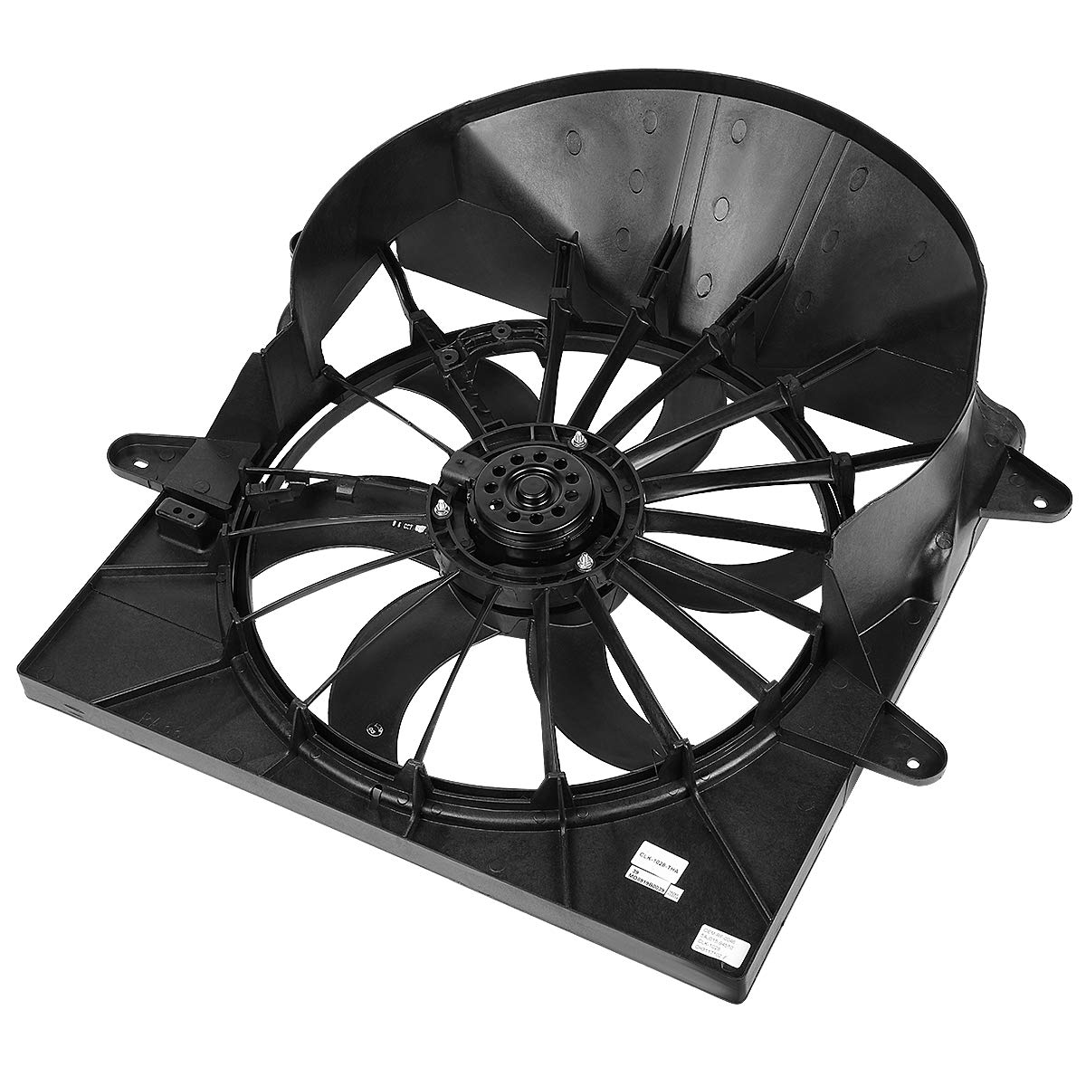 Auto Dynasty CH3117102 OE Style Radiator Cooling Fan Assembly for 2005-2008 Jeep Commander & Grand Cherokee 3.7L 4.7L 6.1L - Direct Fit Replacement for Engine Cooling System