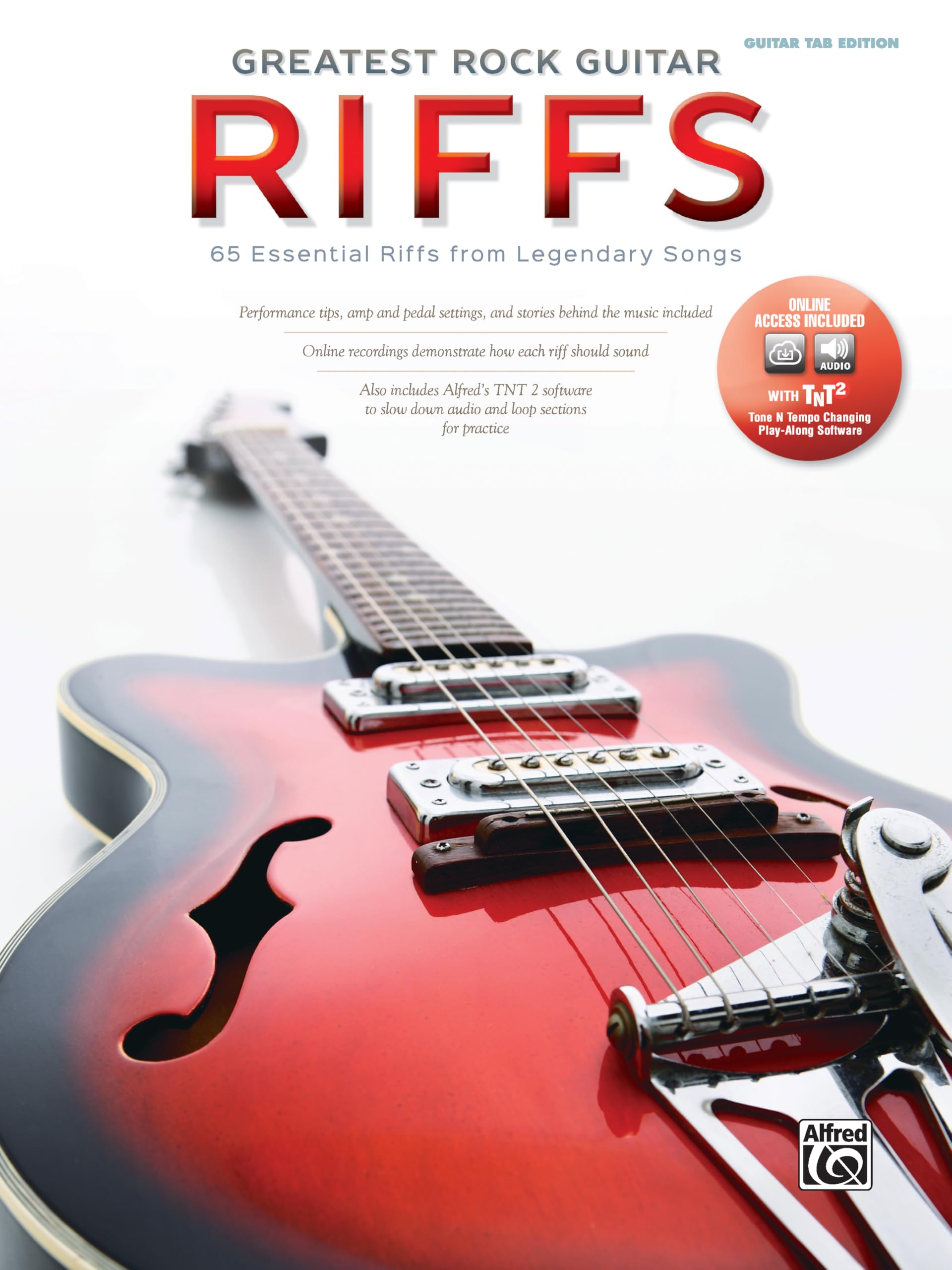 Best Rock Guitar Riffs Collection - Guitar TAB Book with Online Audio & Software - Perfect for Learning, Practice & Performance