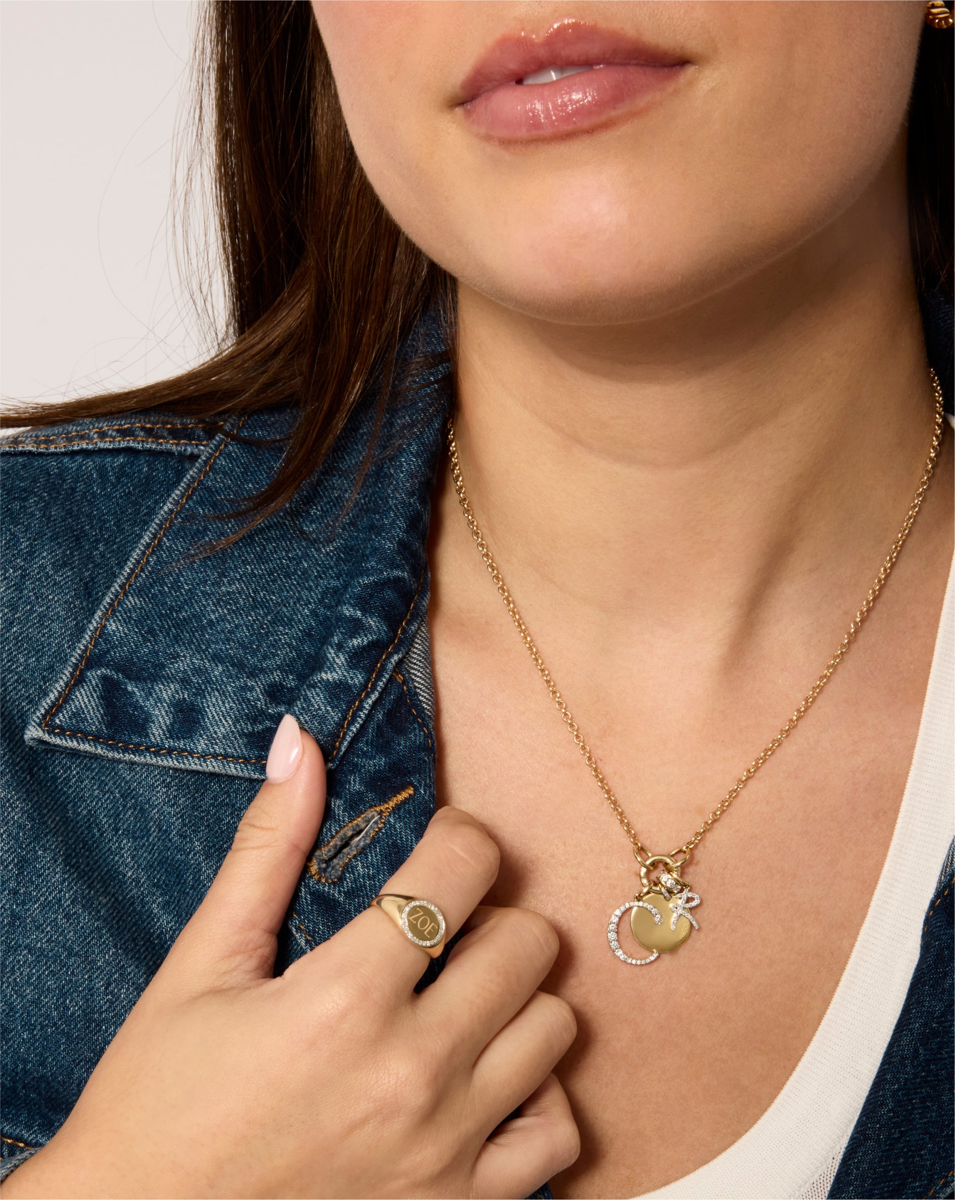 Clique Rolo Chain Necklace for Women - 18K Gold Plated Layering Necklace, Dainty Minimalist Jewelry Gift for Her - Perfect for Everyday Wear, Date Nights & Special Occasions
