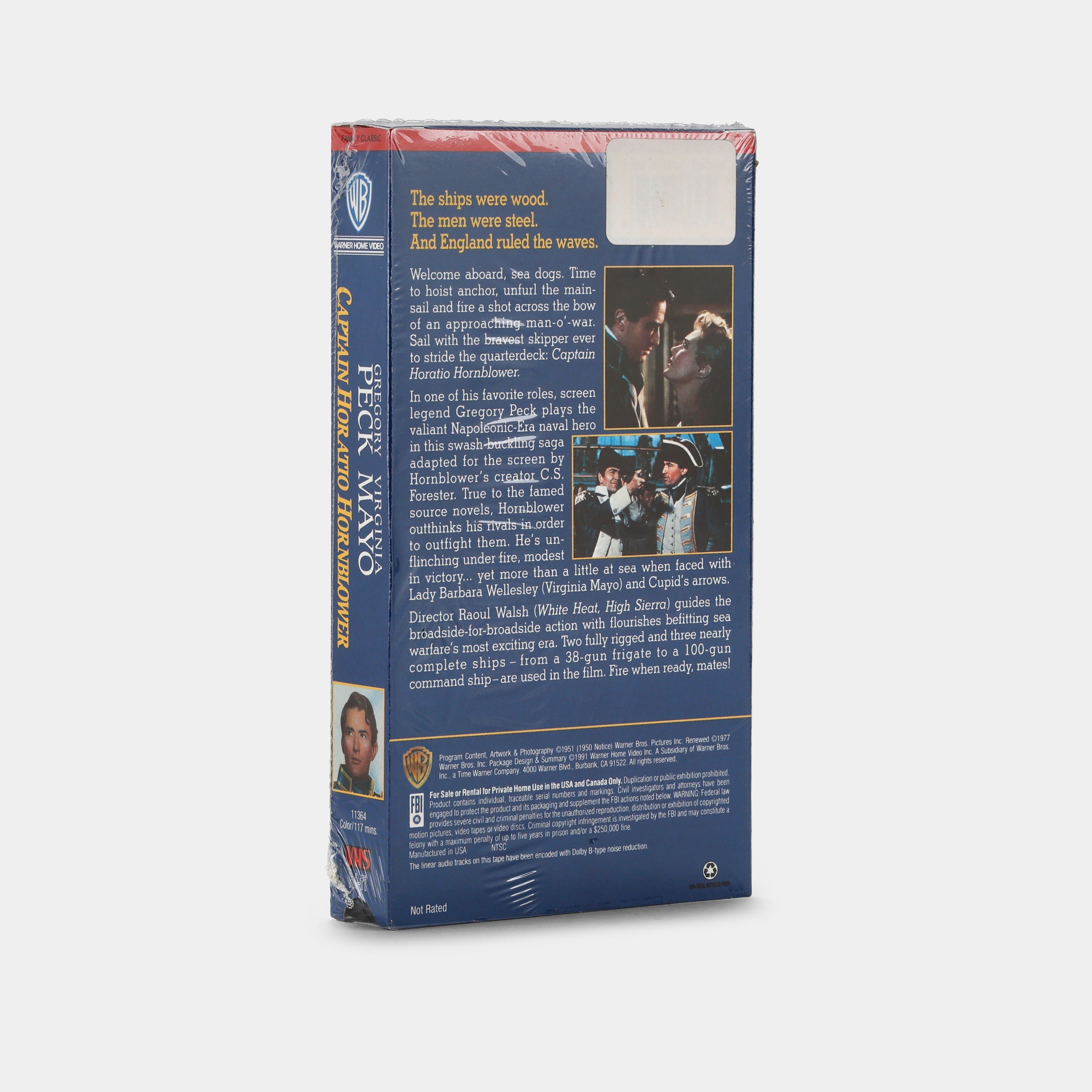 Captain Horatio Hornblower (Sealed) VHS Tape - Classic Naval Adventure Movie for Collectors & Movie Enthusiasts - Perfect for Home Theater Nights & Nostalgic Gift Giving
