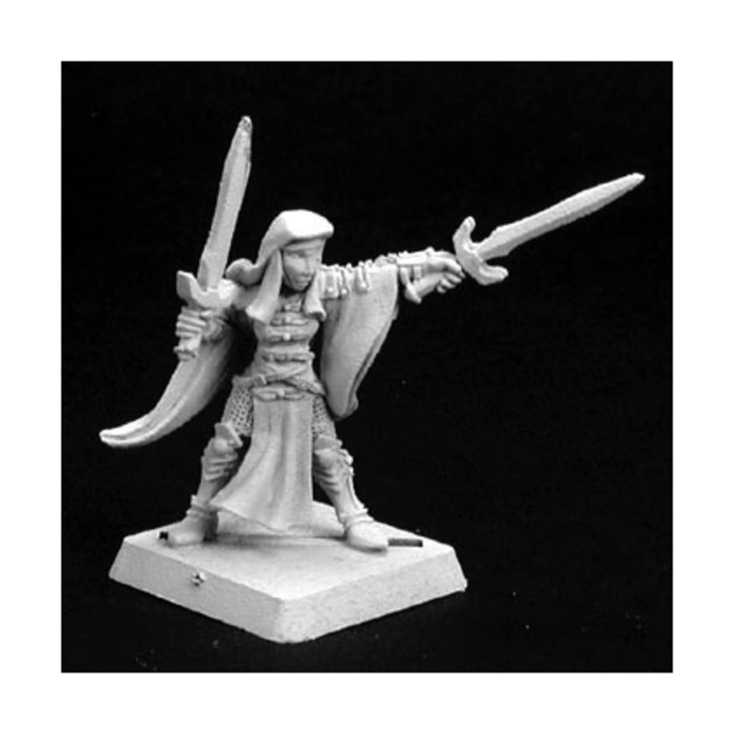 Reaper Majeda Crusaders Sergeant 25mm Heroic Scale Miniature - Warlord Miniatures for Tabletop RPG, War Gaming & Collectible Display