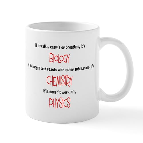 White - Funny PHYSICS 1 Mugs