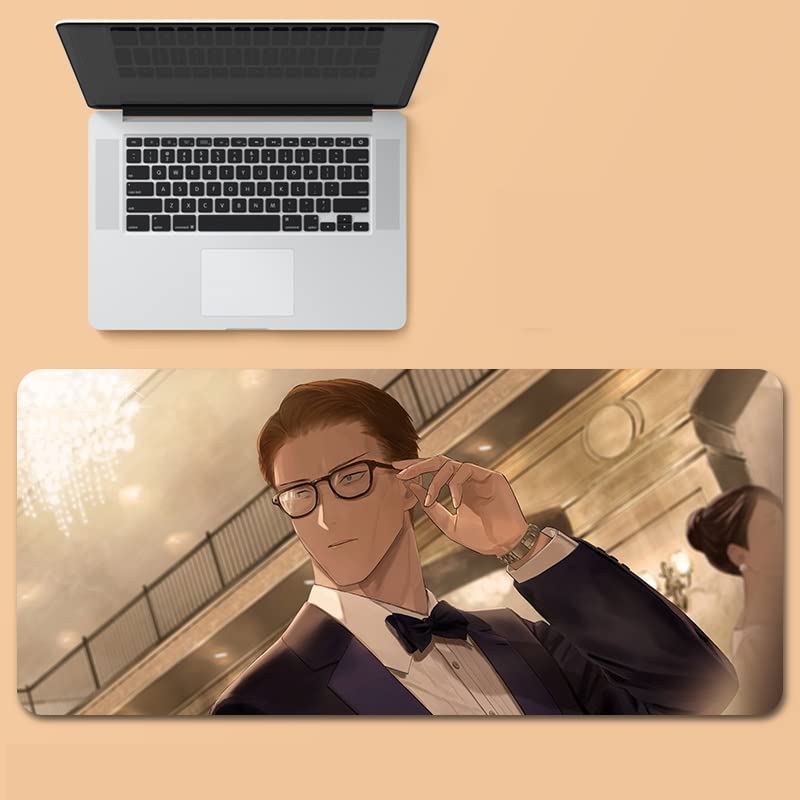 Lyutong Jujutsu Kaisen Yuuji Itadori Non-Slip Rubber Base Mousepad - Professional Gaming & Office Desktop Mat for Computer, Laptop, Esports, Anime Lovers Gift - Perfect for Home, Office, and Gaming Setups