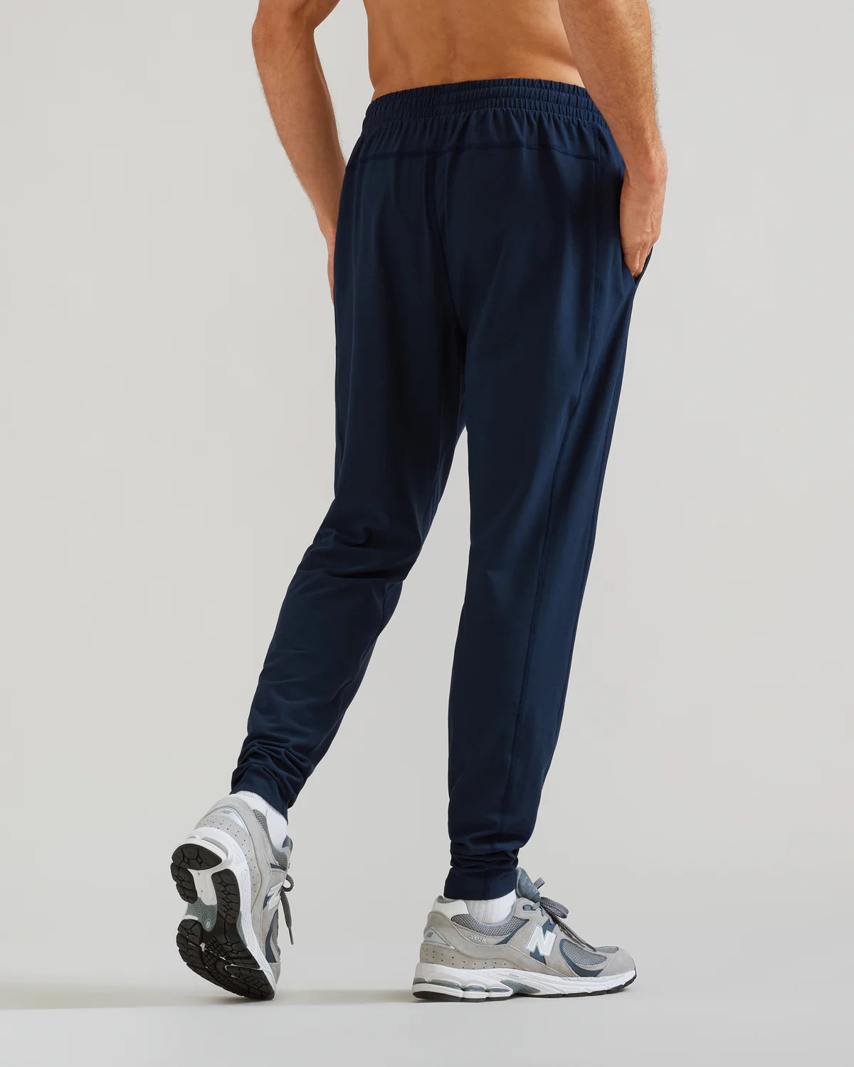 Rhone Men's Atmosphere Midweight Joggers - Comfortable Athletic Pants for Running, Gym & Lounge - Navy Blue Workout Sweatpants