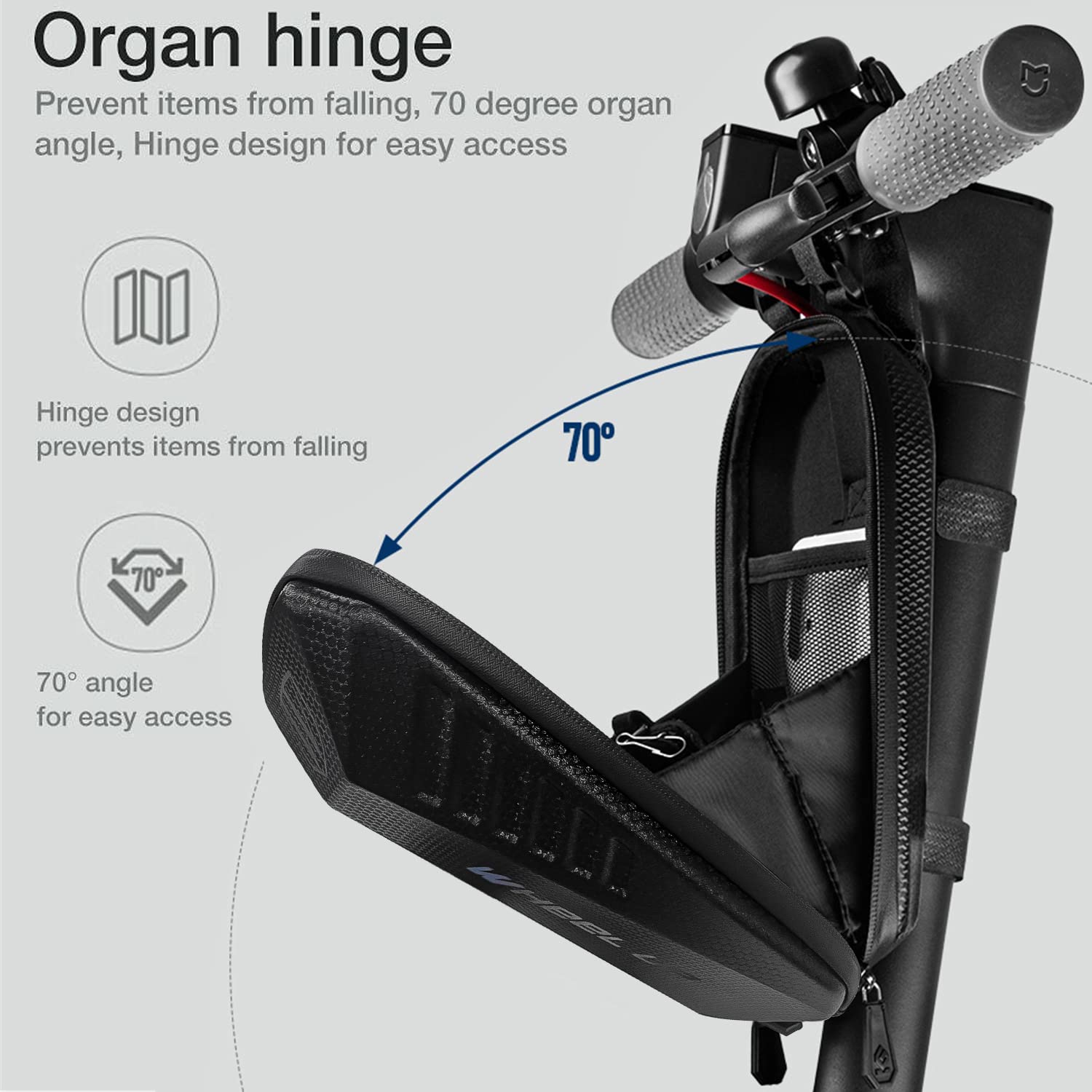Outinhao Electric Scooter Bag 2L/3L with USB Port, Waterproof Phone Pouch, Accessories for Xiaomi/Mijia/M365 Scooters - Perfect for Commuting, Shopping & Outdoor Adventures
