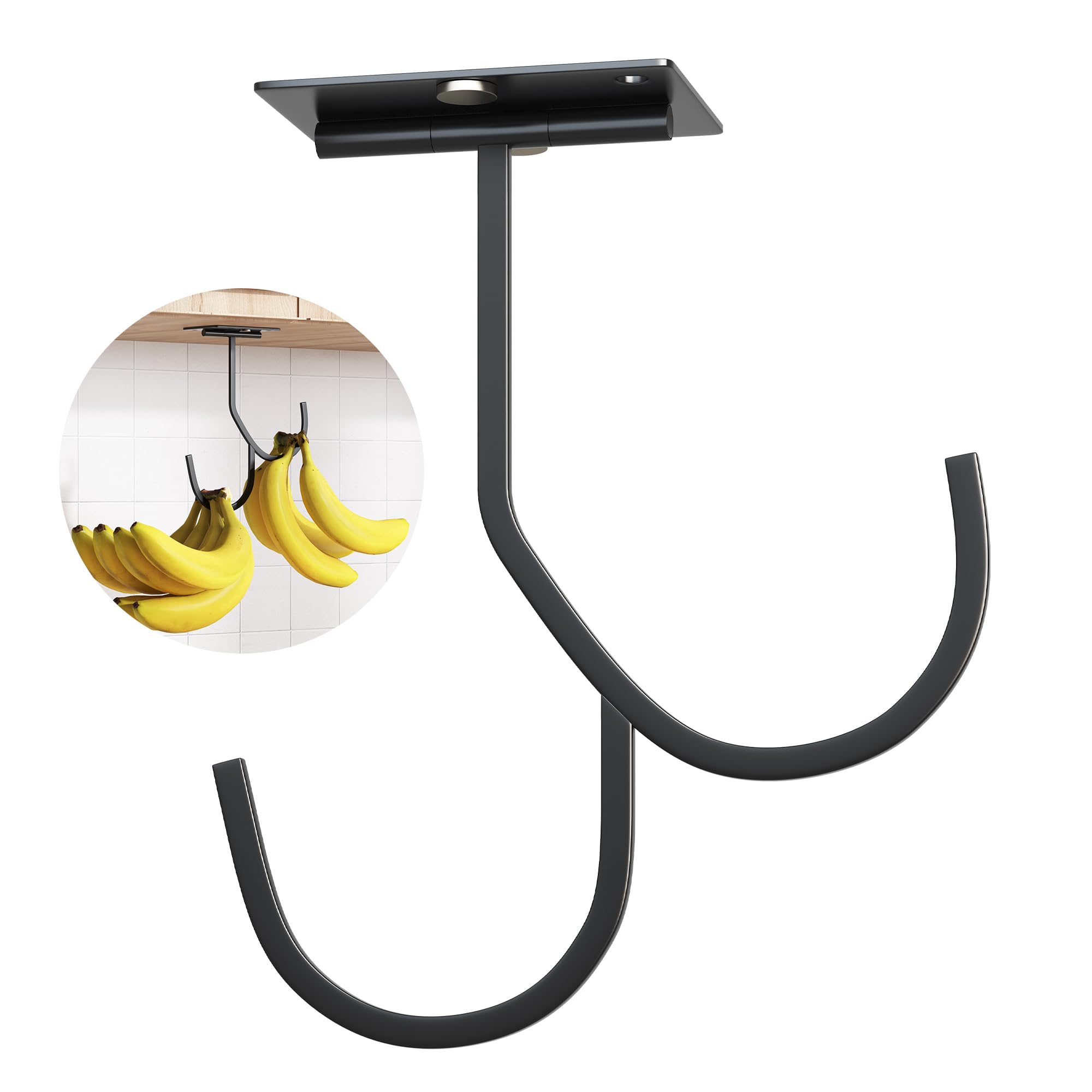 A Clutter-Free Kitchen Revolution with Foldable Magnetic Hooks