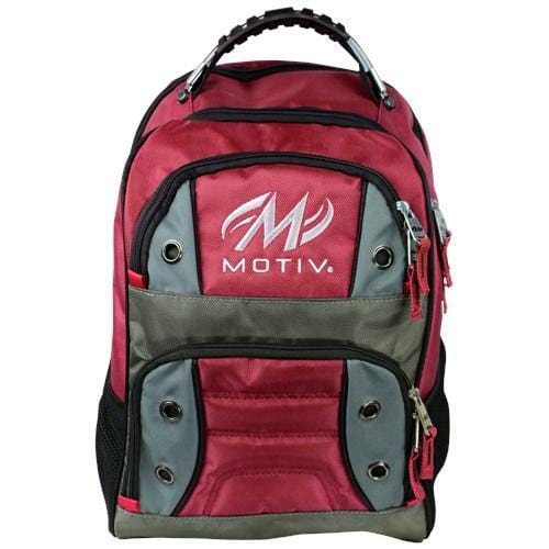 Motiv Intrepid Backpack - Durable Hiking Backpack for Men & Women, 35L Water-Resistant Travel Backpack with Laptop Compartment - Perfect for Camping, Hiking & Outdoor Adventures (Red)