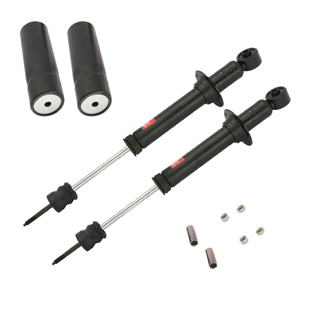 New Pair Rear Excel-G Shocks & Struts for Honda Civic & Acura Integra - BuyAutoParts 77-61599AO - Improve Ride Comfort & Stability for Daily Commute & Road Trips