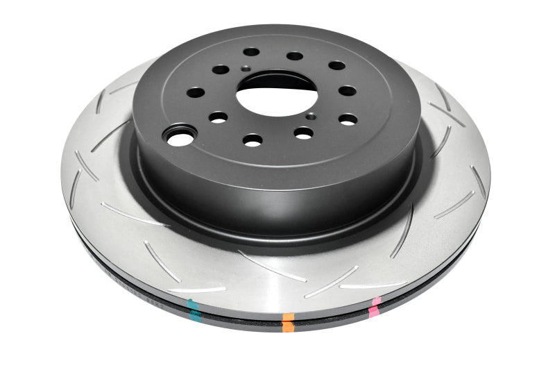 DBA 08-10 STi & 2017 BRZ Performance Package Dual Drilled Rear Slotted 4000 Series Rotor - High-Performance Brake Upgrade for Track & Street Racing