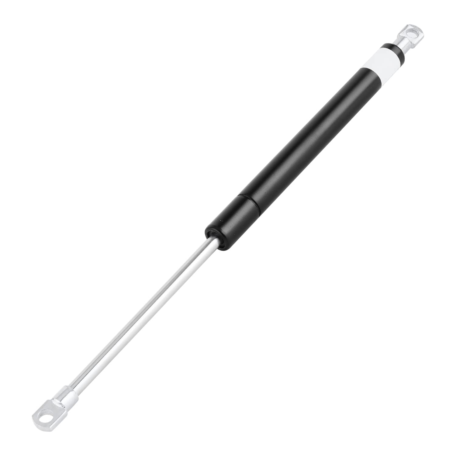 Yinpecly 1PCS Adjustable Gas Spring Rod - 5.12 Inch Flat Head Joint Gas Shock Strut for DIY Window, Floor Hatch, Trap Door & Toolbox Lid - Heavy Duty Black Gas Spring for Home Renovation & Furniture Upgrades