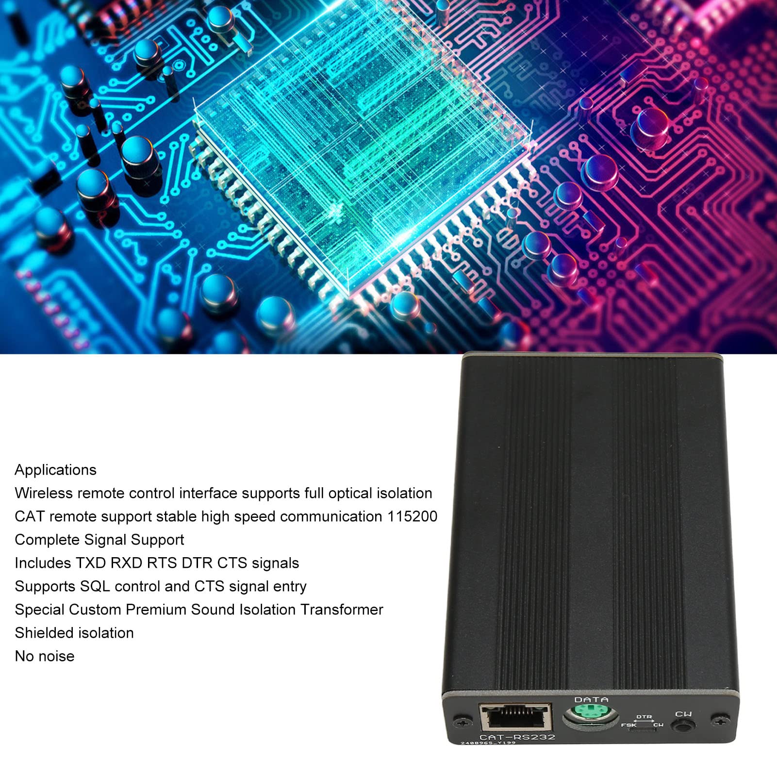 FT-891 FT-991 FT-818 FT-857D FT-897D USB PC Linker Adapter - Plug and Play Noise-Free Radio Connector for Ham Radio Programming and Digital Modes