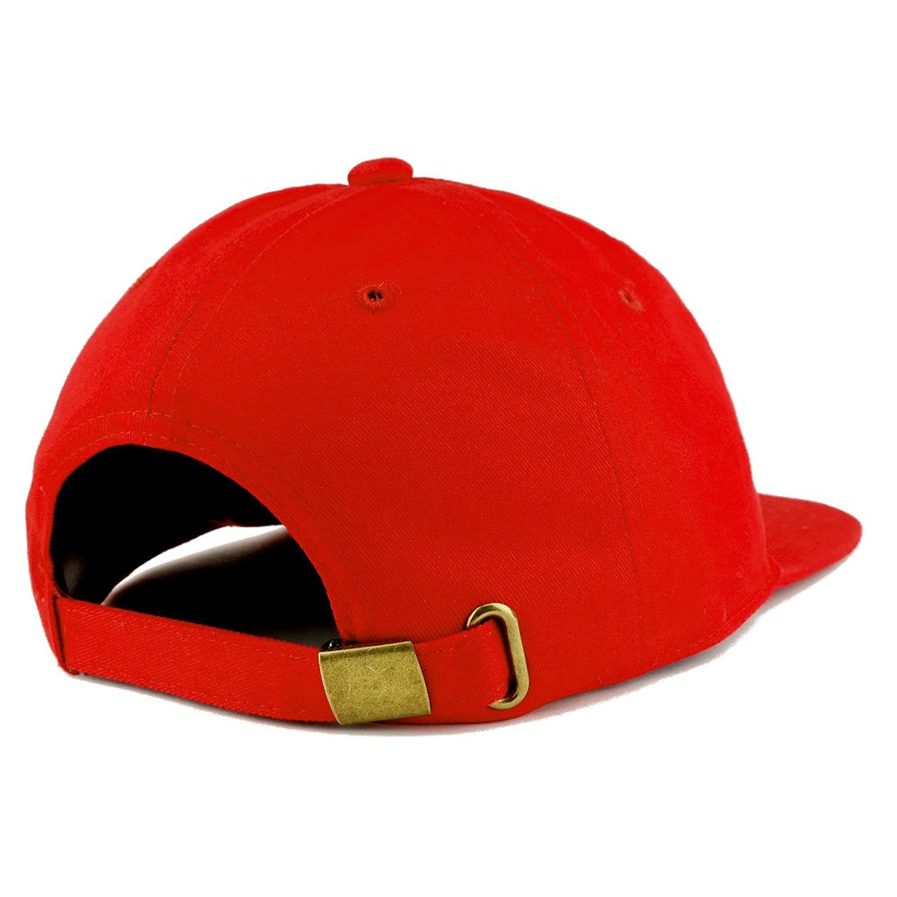 Trendy Crescent Moon Embroidered Adjustable Baseball Cap - Soft Unstructured Flat Bill Hat for Men & Women - Perfect for Outdoor Activities, Streetwear Fashion and Casual Wear