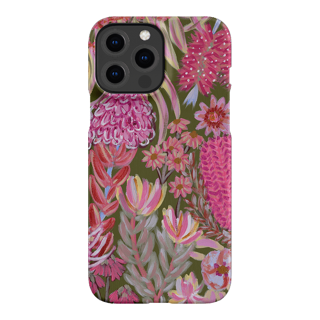 Floral Island Phone Case for iPhone 15 Pro Max - Waterproof Protective Cover with Cute Flower Design | Perfect for Beach Vacation, Summer Outings & Everyday Use
