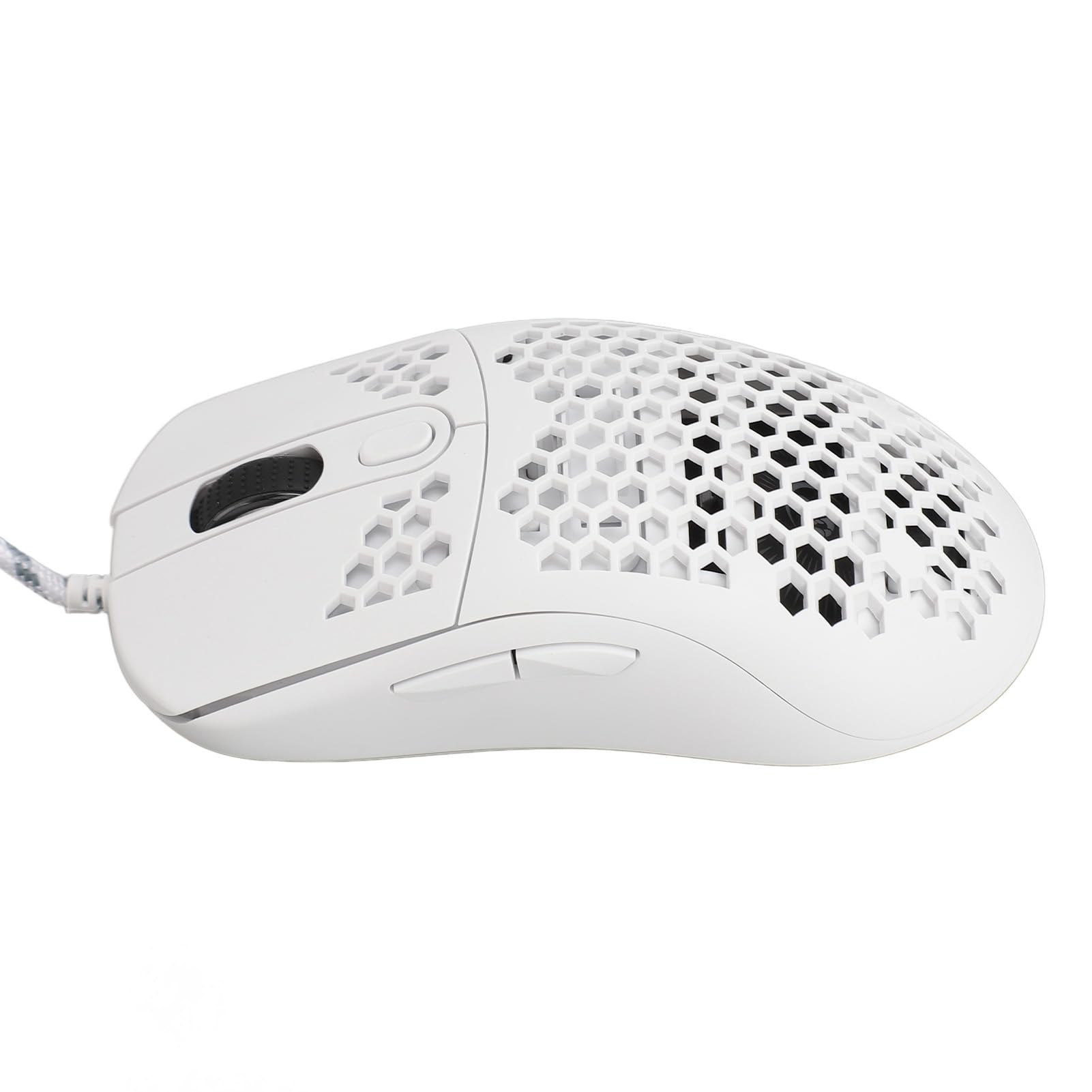 Zunate 8000 DPI Wired Gaming Mouse with RGB Backlight - 6 Programmable Buttons & Macro Editing for PC, Laptop - Perfect for FPS, MOBA Games & Office Work (White)