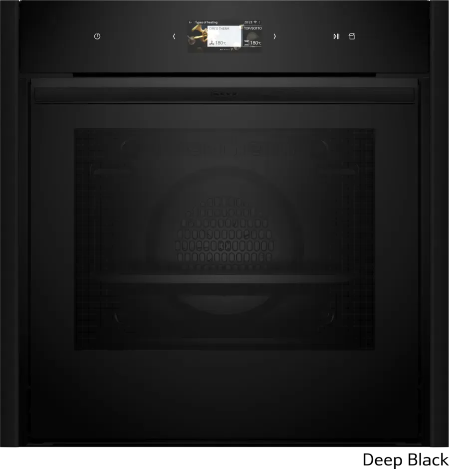 Neff Flex Design 60cm Pyrolytic Oven with Steam Function - Built-in Electric Oven N90 B69VS73Y0A for Modern Kitchens | Perfect for Baking, Roasting & Self-Cleaning