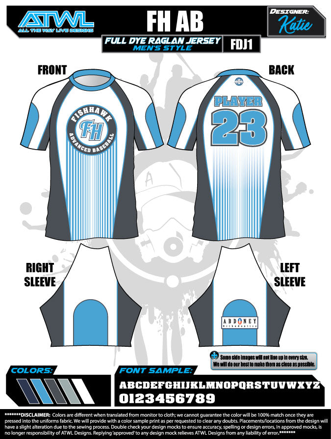 Fishhawk Advanced Baseball 2020 Men's Jersey - High Performance Baseball Uniform for Men - Perfect for Games, Practice & Team Sports