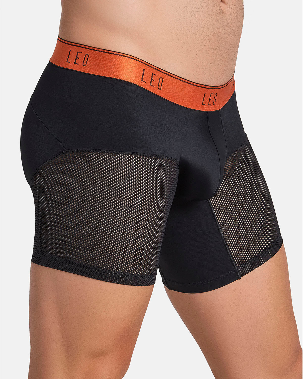 Breathable High-Tech Mesh Boxer Briefs with Ergonomic Support Pouch - Perfect for Gym, Running & Everyday Comfort