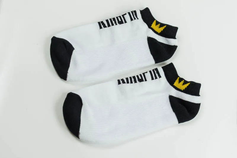 Classic Black & White Kingpin Socks - 1 Pair Pack | Comfortable & Stylish for Casual Wear, Sports & Everyday Use