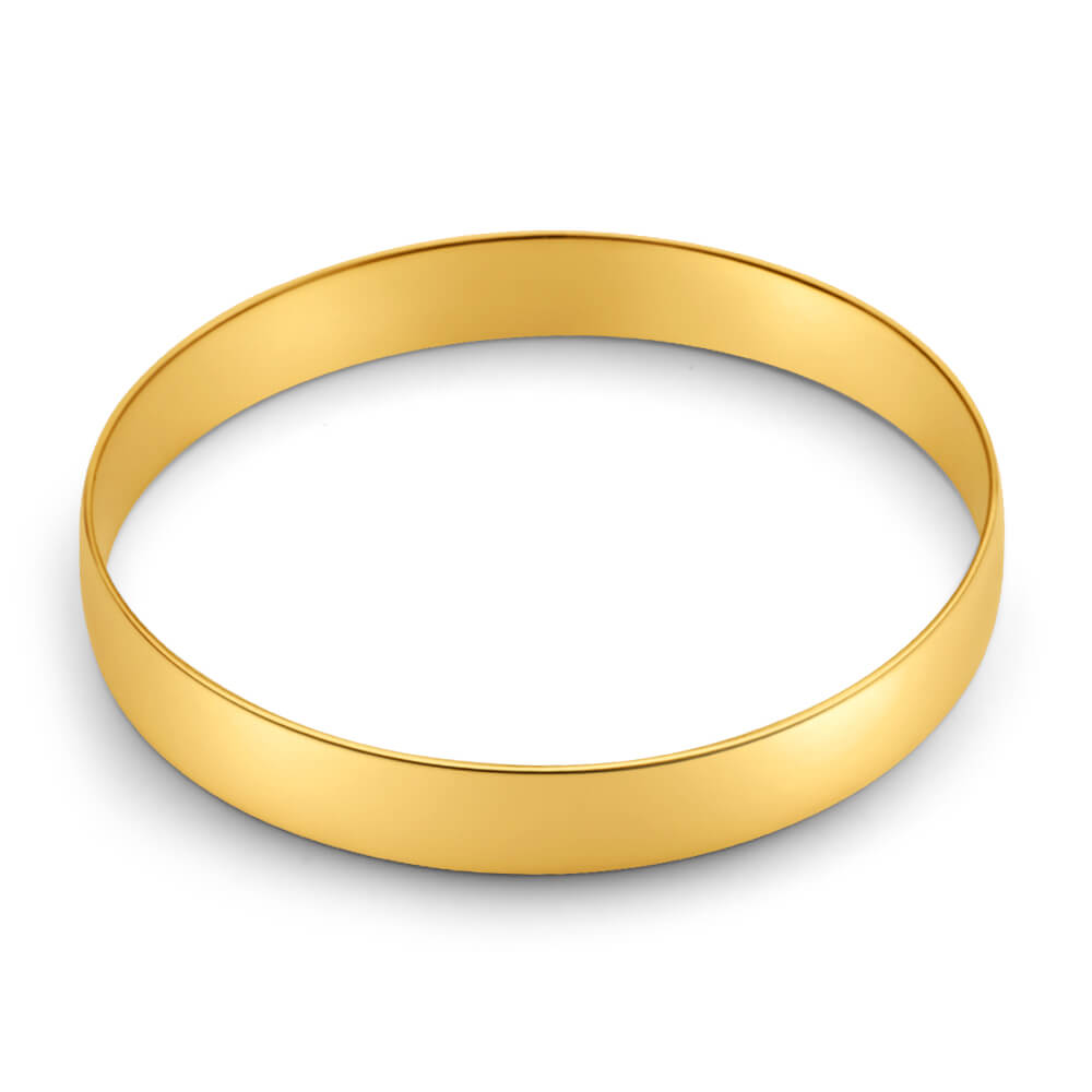 9ct Yellow Gold Bangle Bracelet for Women - Elegant & Durable Jewelry Gift for Birthday, Anniversary & Special Occasions