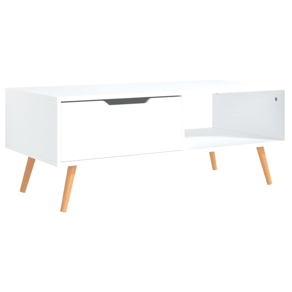 White SKM Coffee Table 39x20x17