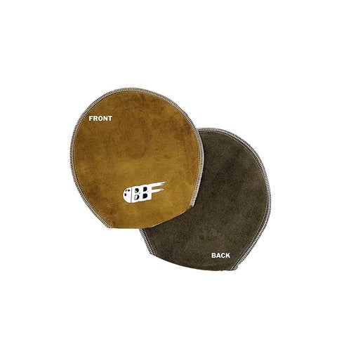 Premium Brown Leather Bowling Shammy Pad Mitt - Absorbs Oil & Enhances Grip for Bowling Balls - Perfect for Pro Bowlers & League Players (Bowling Accessories)