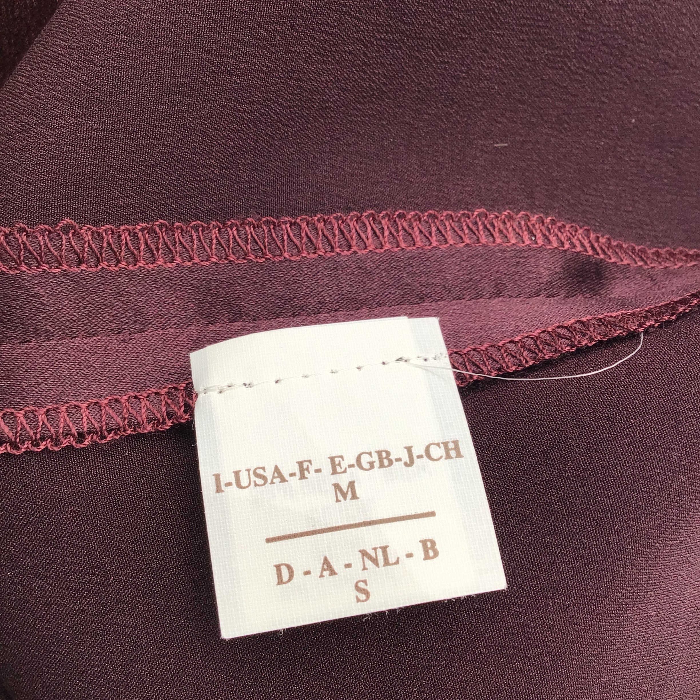 Brunello Cucinelli Women's Burgundy Sleeveless V-Neck Silk Blouse - Elegant Evening Wear & Special Occasion Outfit