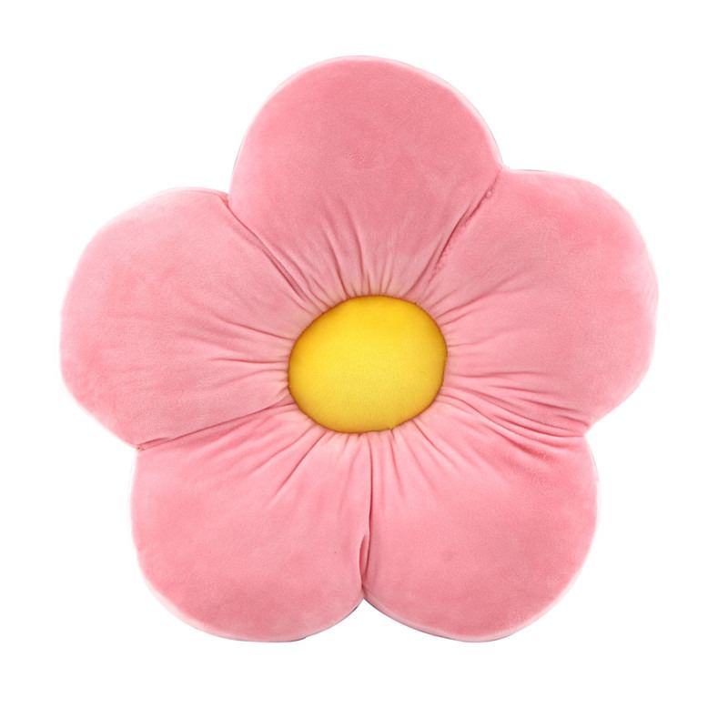 Soft Floral Stuffed Plush Pillow - Cute Flower Shaped Hugging Pillow for Kids & Adults - Perfect for Bedroom Decor, Nursery, Sofa, and Cozy Comfort