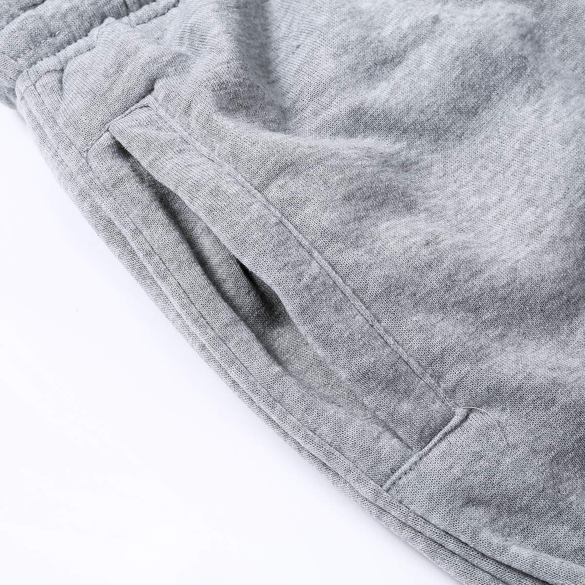 **Springcmy Men's Fleece Joggers - Cotton Cargo Sweatpants for Sports & Casual Wear - Heavyweight Winter Pants for Running, Gym, Lounge & Outdoor Activities**