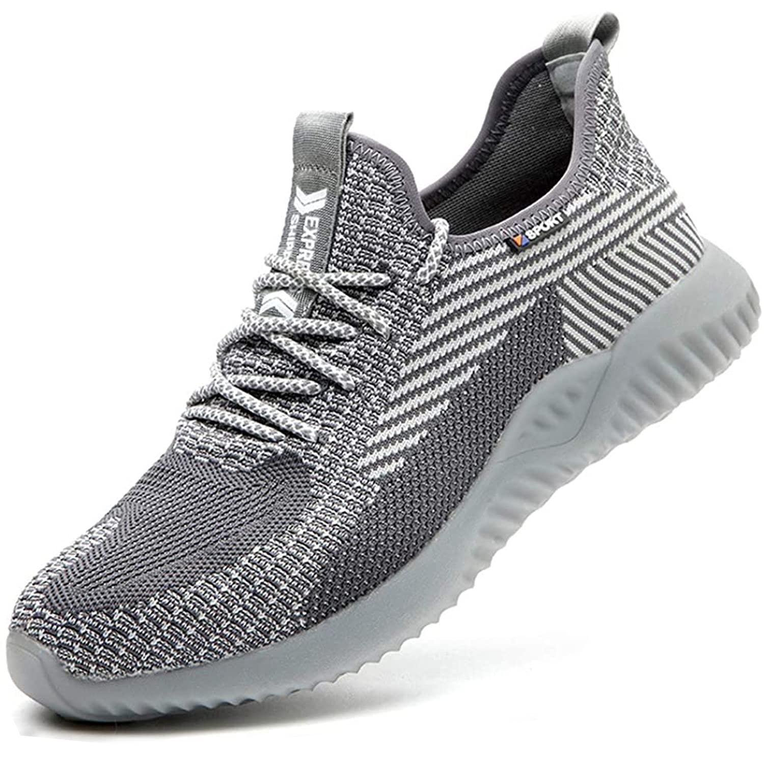 Steel Toe Safety Shoes for Men & Women - Lightweight Industrial Work Boots with Puncture Proof Design - Ideal for Construction, Warehouse & Outdoor Labor