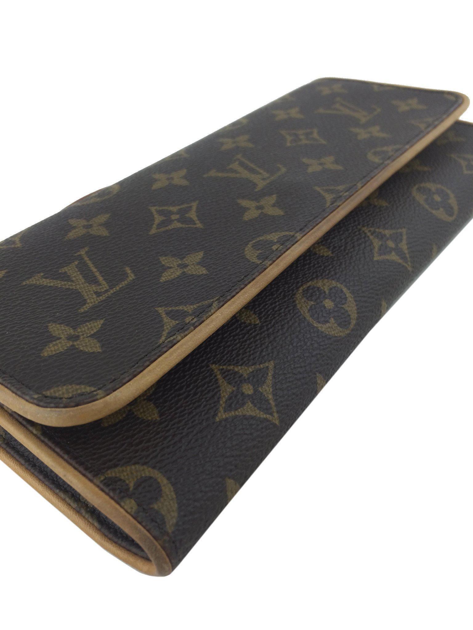 Authentic Louis Vuitton Monogram Canvas Pochette Twin GM Bag - Luxury Crossbody Purse for Women, Perfect for Date Night & Travel Accessories