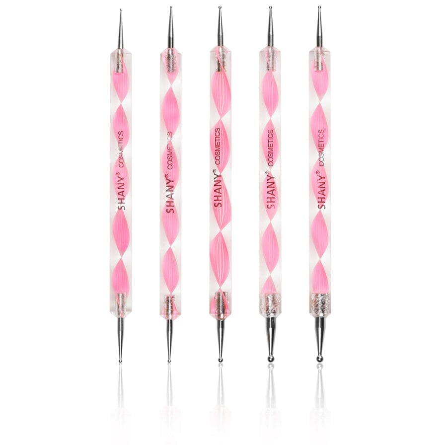 5-Piece Marbleizing Dotting Pen Brush Set for Nail Art, DIY Crafts & Painting - Dual-Ended Dotting Tools for Professional & Home Use