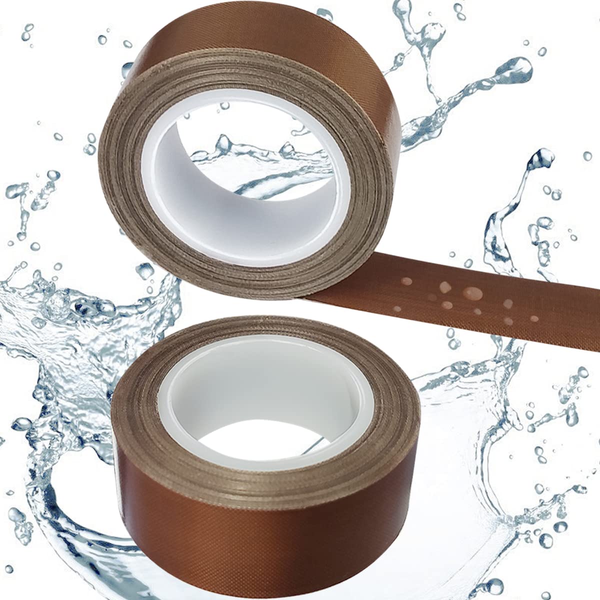 High-Temperature PTFE Teflon Tape for Vacuum Sealer Machine - 25mm x 33ft x 0.18mm - Heat Resistant, Leak-Proof Sealing Tape for Welding, Plumbing & Food Packaging