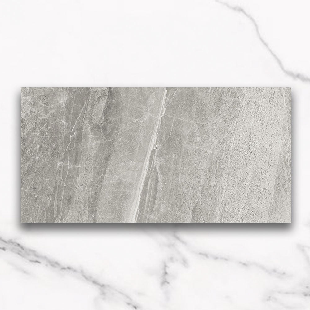 Premium Caspian Oyster 600x1200mm Matte Porcelain Tile - Waterproof & Durable Flooring for Bathroom, Kitchen, and Living Room