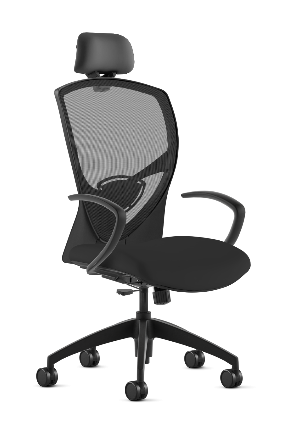 9 to 5 Theory 2180 High Back Ergonomic Office Chair with Adjustable Headrest & Seat Slider - Comfortable Task Chair for Long Hours Computer Work, Home Office & Gaming Setup