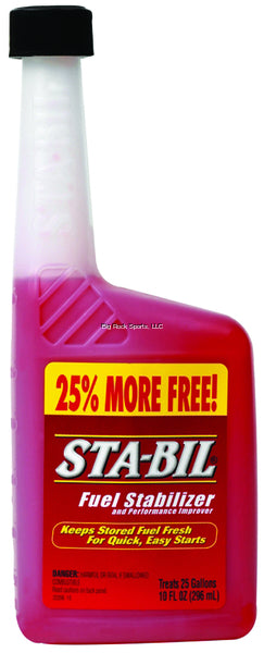 Sta-Bil Fuel Stabilizer 10 oz - Ethanol Treatment & Gasoline Stabilizer for Small Engines - Prevent Fuel Breakdown in Lawn Mowers, Motorcycles, Boats & Seasonal Equipment