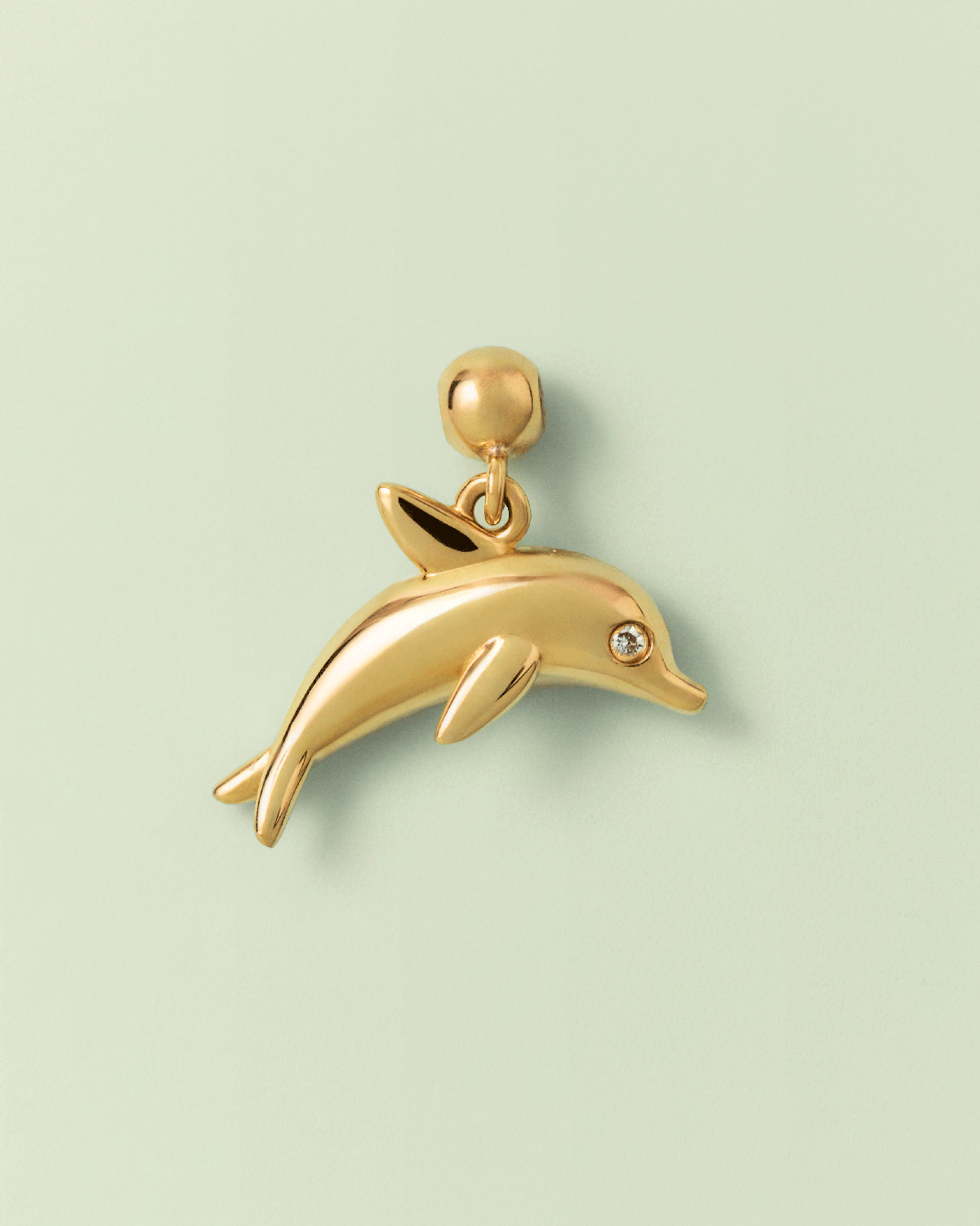 GRID ART Dolphin Charm Pendant Necklace - Elegant Marine Life Jewelry for Women - Perfect for Beach Vacations, Gifts & Everyday Wear