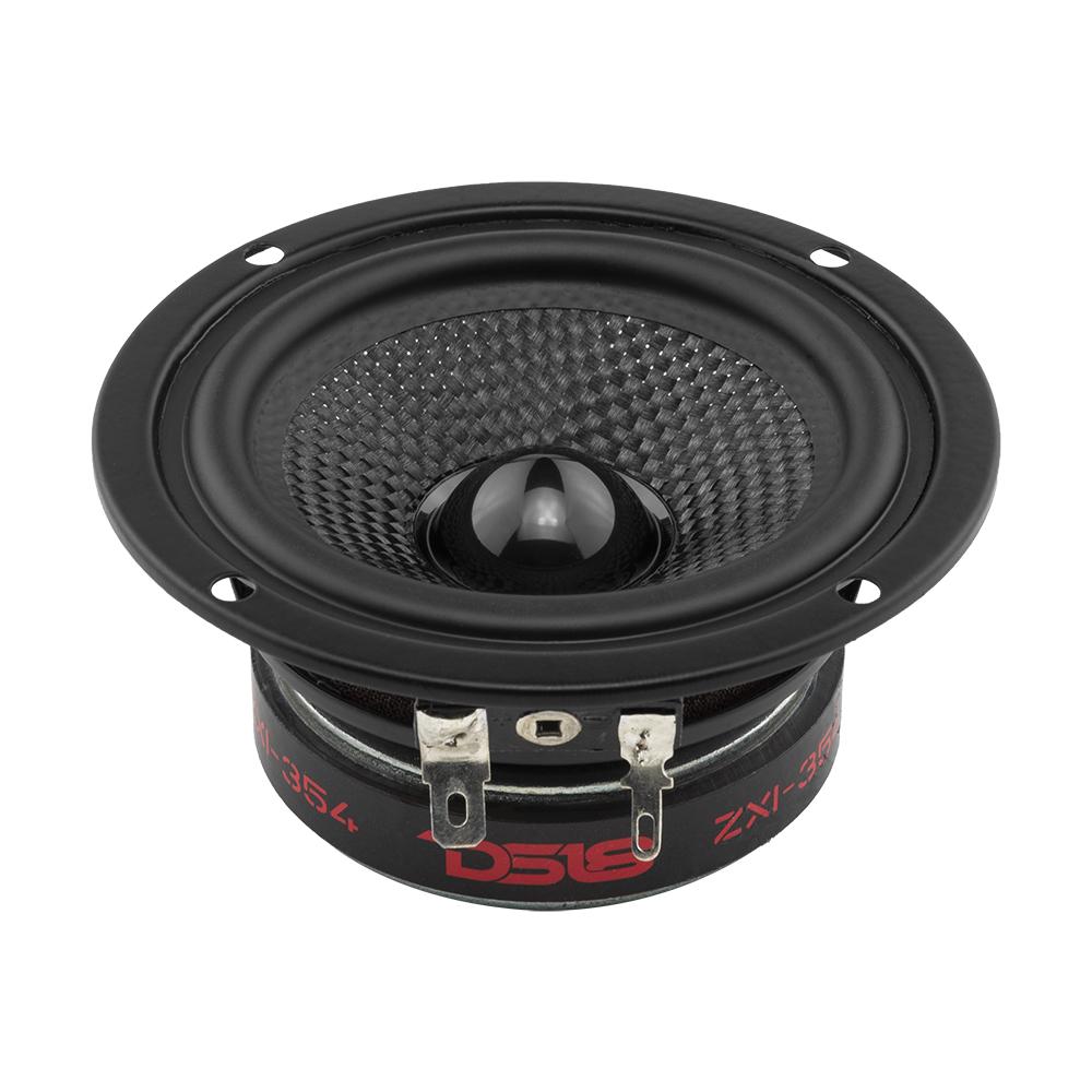 ZXI 3.5 Inch Full Range Speakers with Kevlar Cone - 40 Watts RMS 4 Ohm Car Audio System - Perfect for Car Upgrades, Home Theater, and Marine Audio Applications
