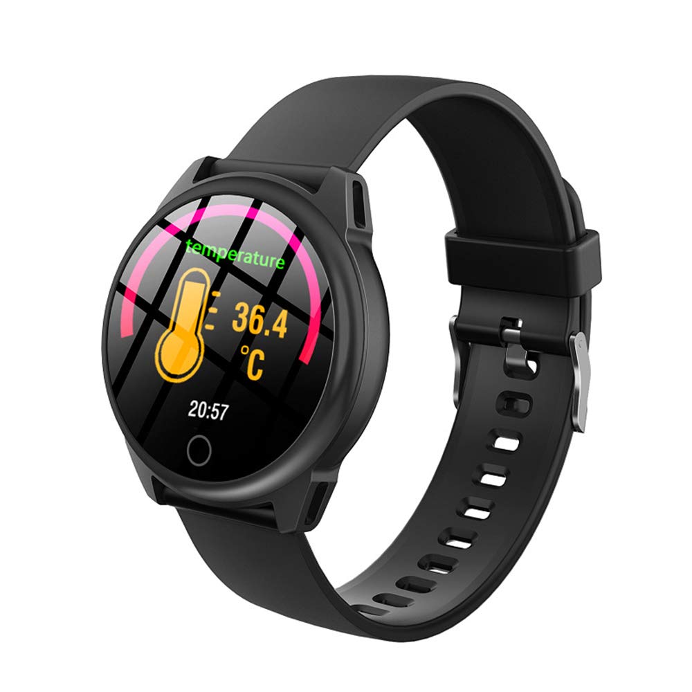 Waterproof Outdoor Fitness Tracker with Heart Rate, Blood Pressure & Blood Oxygen Monitor - Smart Bracelet for Sleep Tracking & Activity Monitoring - Perfect for Running, Swimming & Daily Health Tracking